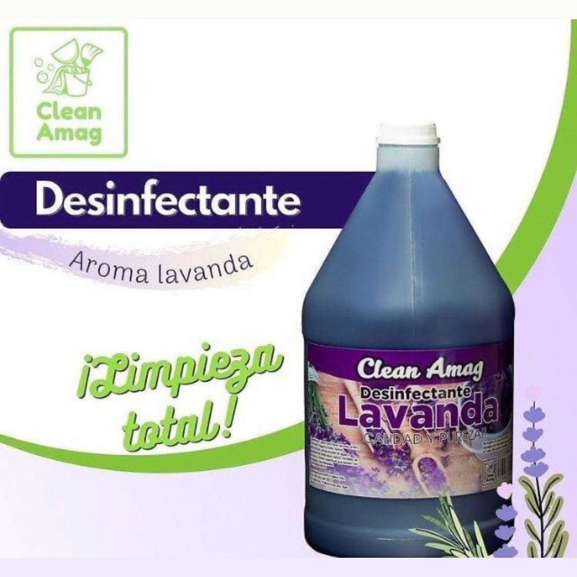 DESINFECTANTE LAVANDA CLEAN AMAG GALON