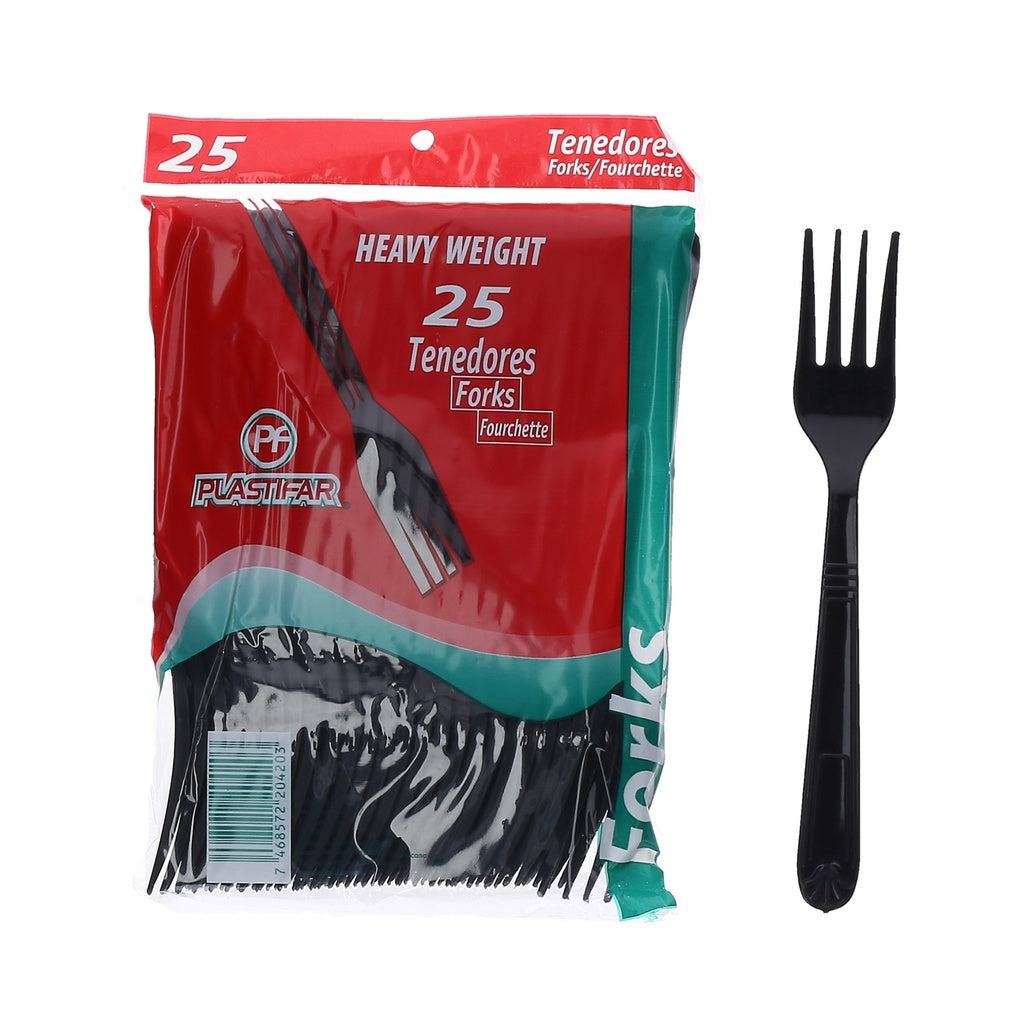 TENEDORES HEAVY WEIGHT (Negro)25und