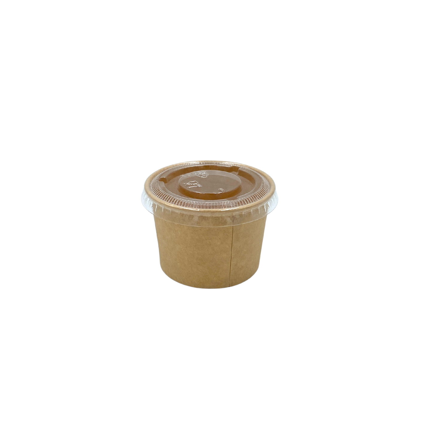 Salseras kraft con tapa