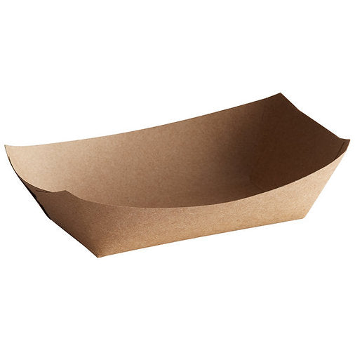 BARQUITOS KRAFT DE CARTON 250 UNIDADES