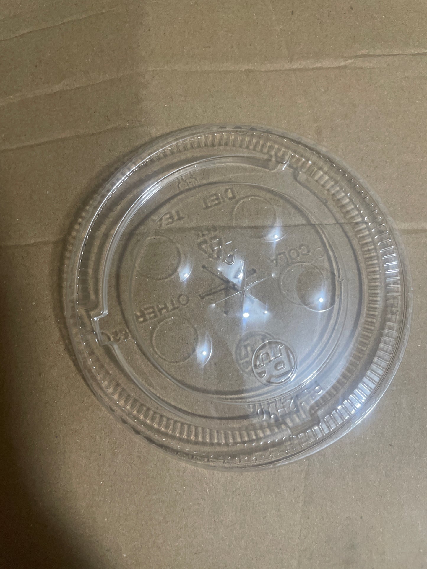 Tapas planas para vaso pet  c/ agujeros