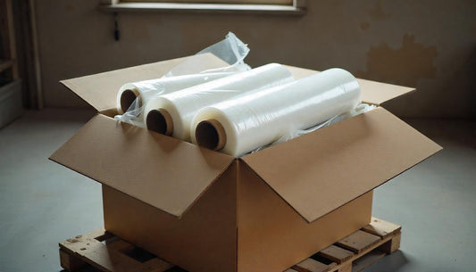 ROLLO DE PAPEL PLAST P/EMPALETIZAR 18X1500 PIES