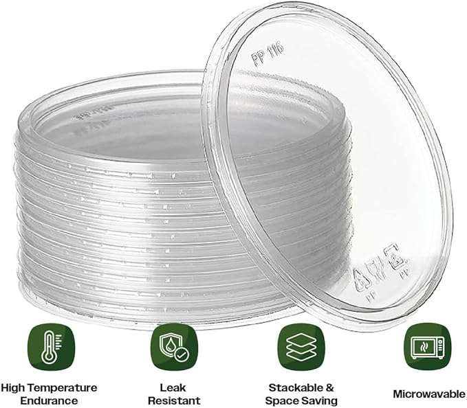 TAPA ENVASE DELI CLEAR 50 Uds