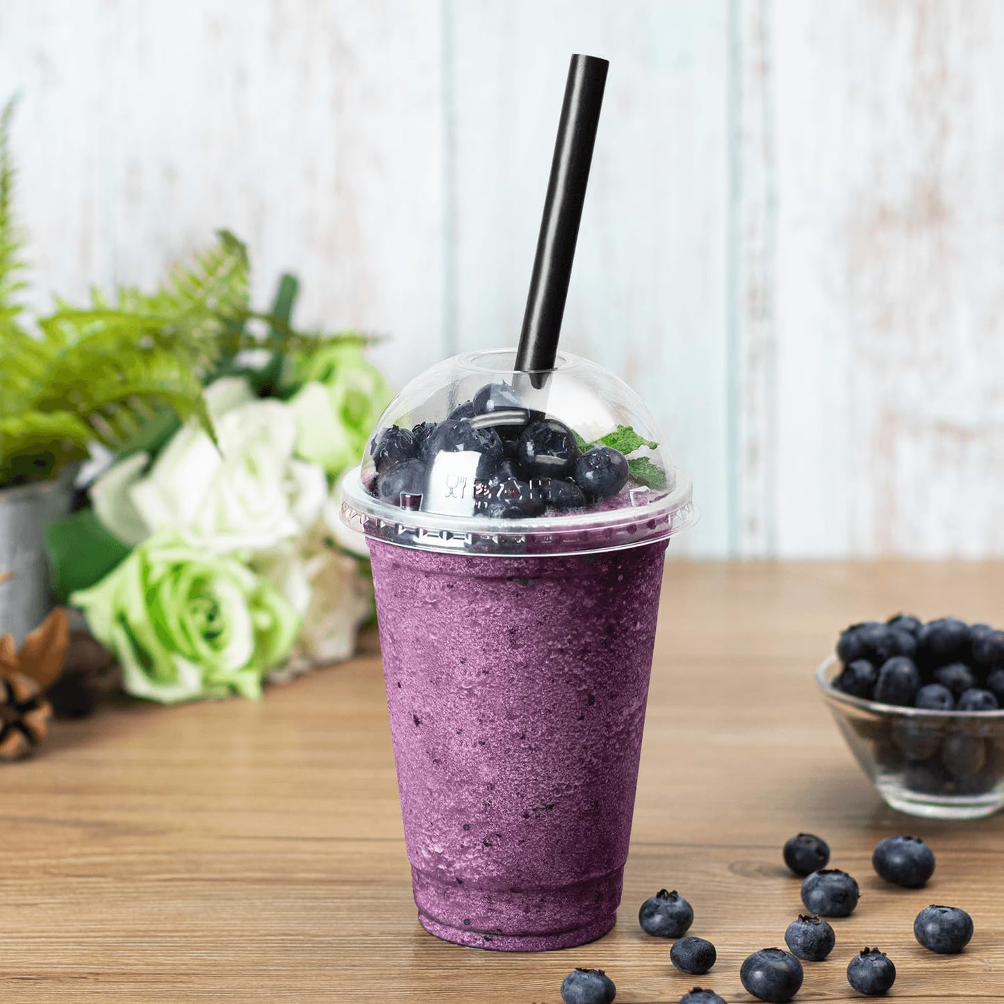 TAPAS DOMO C/HOYO PARA VASO 5,9,12 ONZA 100UNIDADES