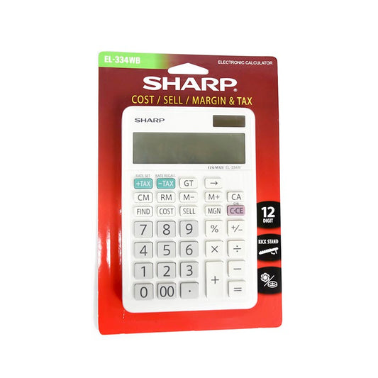 CALCULADORA SHARP REF-EL334 12 DIG