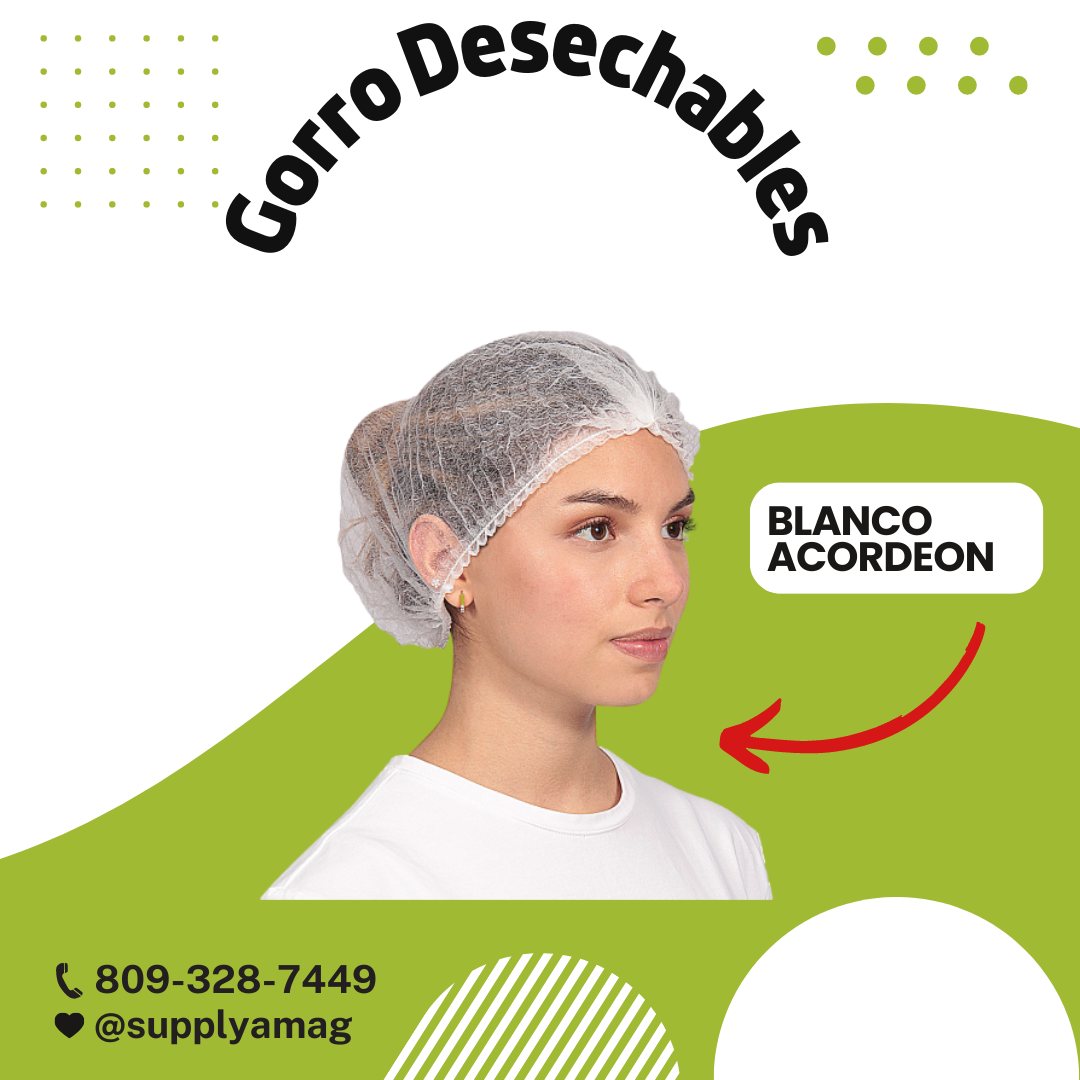 GORROS DESECHABLES   100 Unidades