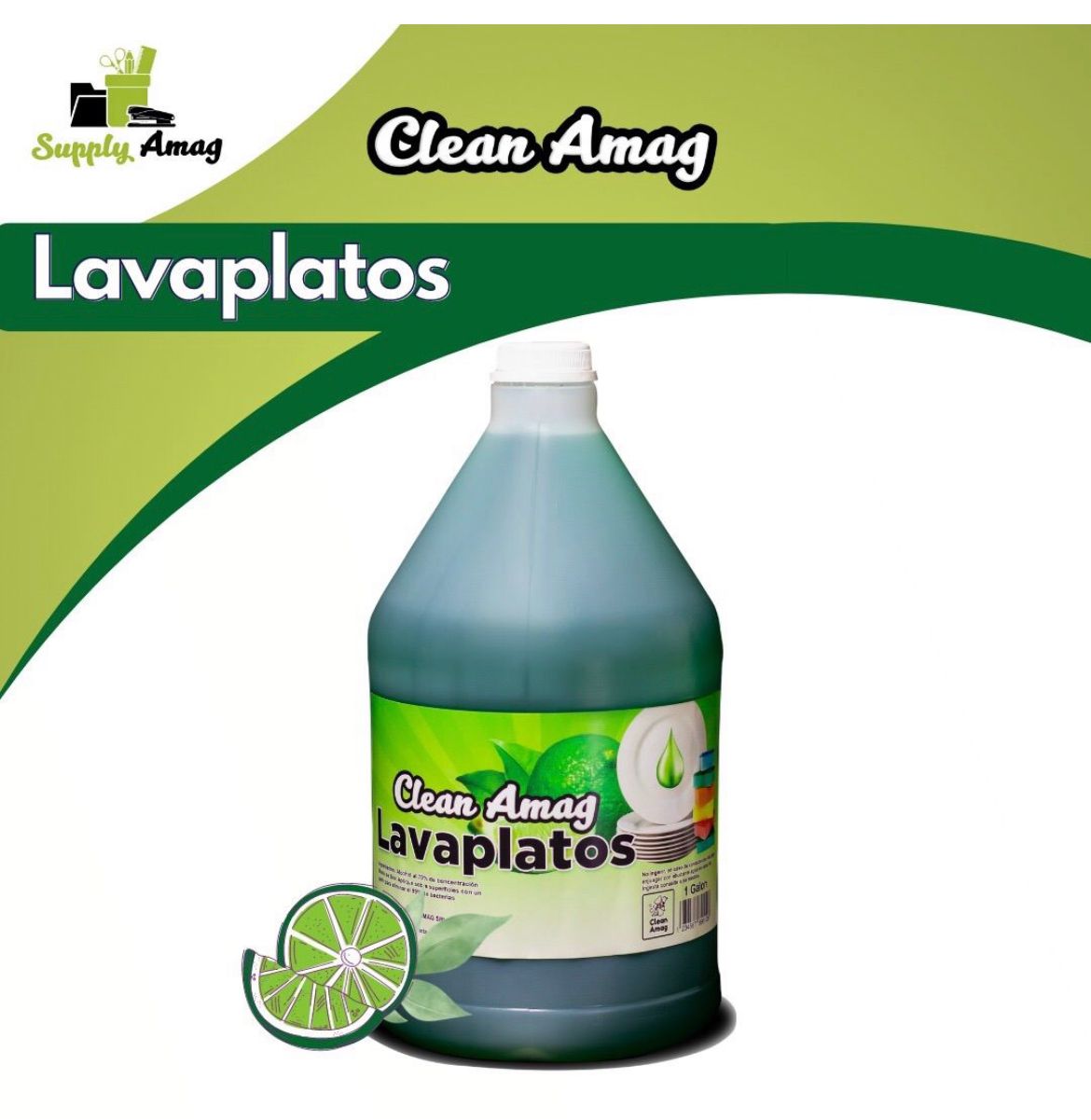 JABON LIQUIDO LAVAPLATOS CLEAN AMAG GALON