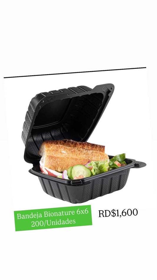 BANDEJA BIONATURE 6X6 200/1